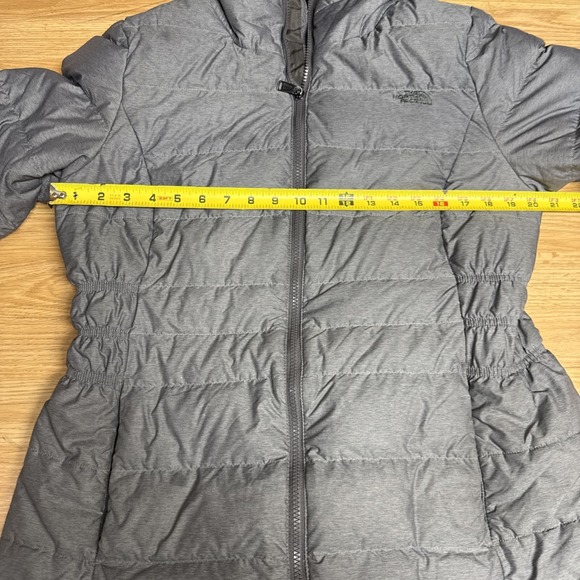 The North Face Gotham Parka Jacket Women's Large  Gray Down 550 Puffer Full-Zip - Picture 3 of 9